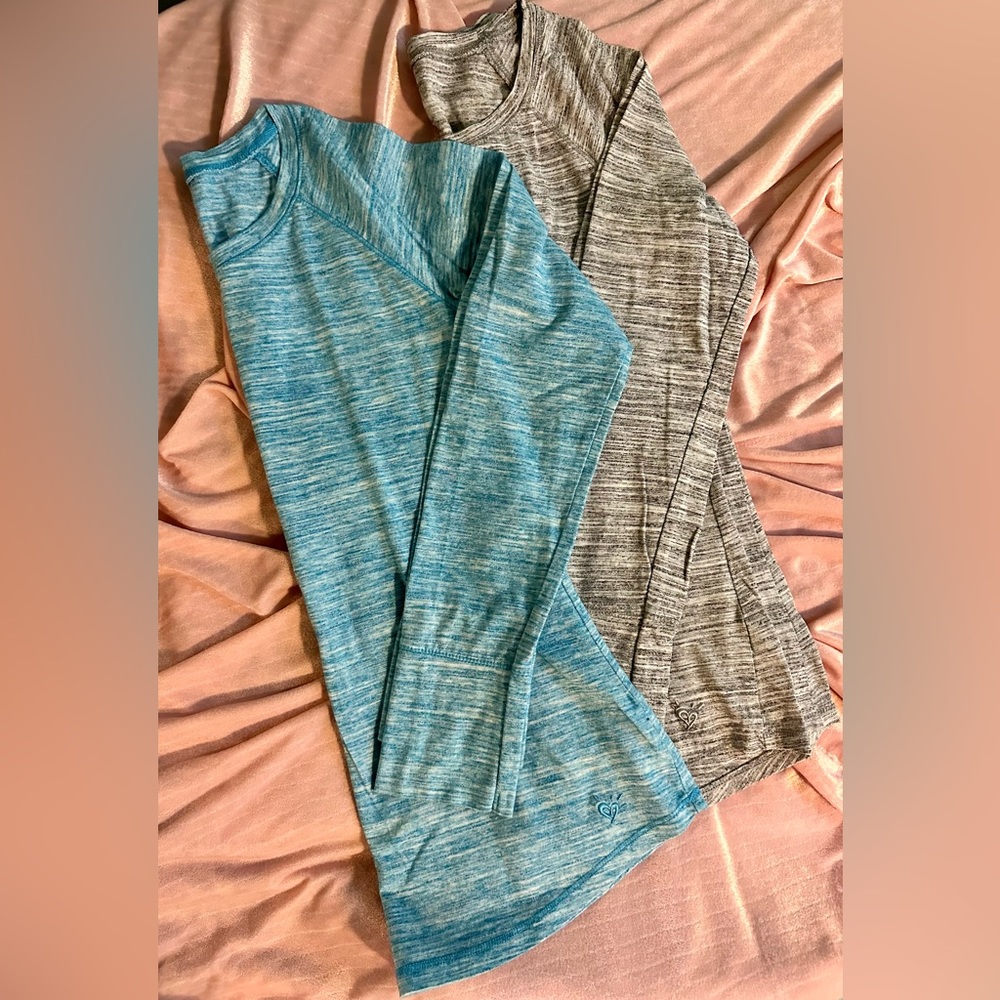 Justice Brand Long Sleeve Shirts Bundle of Two Size 12 Pre-Owned.